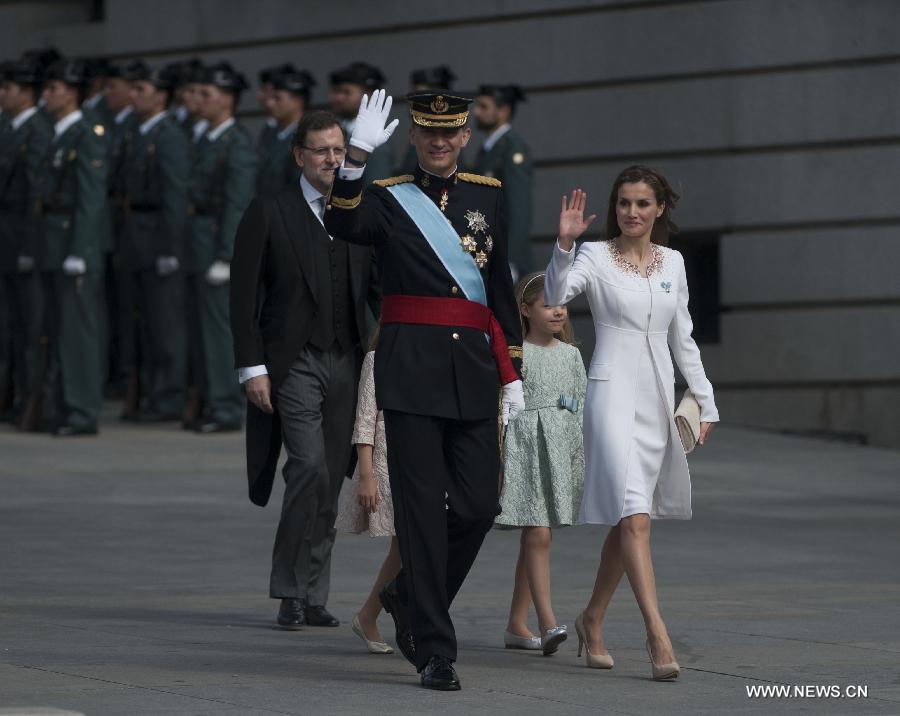 Felipe VI proclamé roi d'Espagne