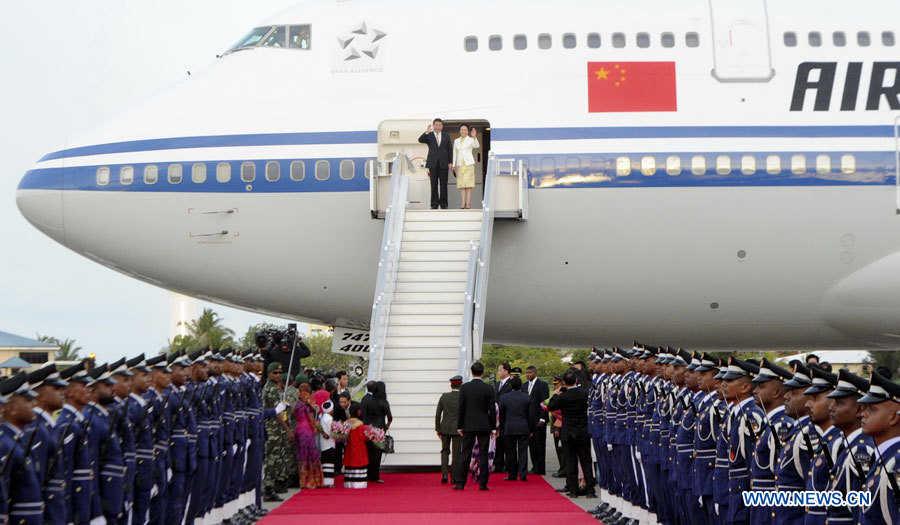 Le président chinois entame une visite d'Etat aux Maldives