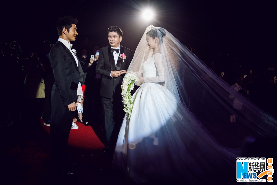 Cérémonie de mariage de Huang Xiaoming et Angelababy