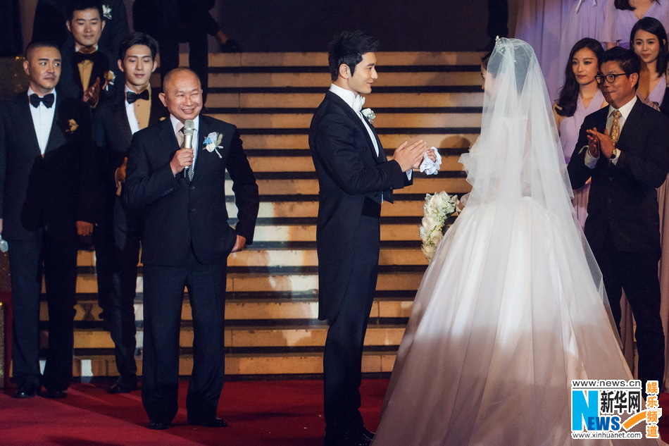 Cérémonie de mariage de Huang Xiaoming et Angelababy