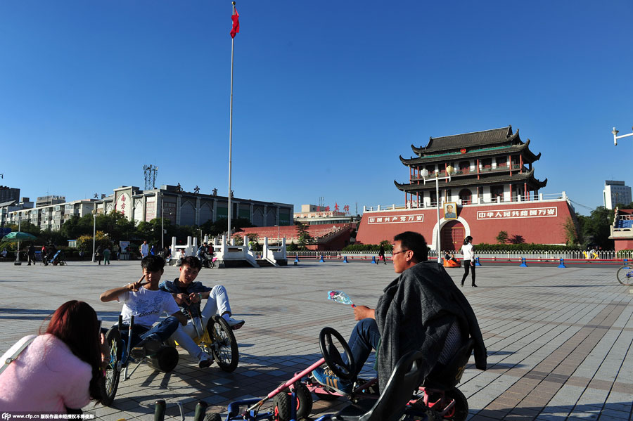 Ningxia, la petite Porte de Tian'anmen 