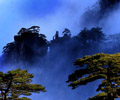 La beauté de Huangshan en début d'hiver