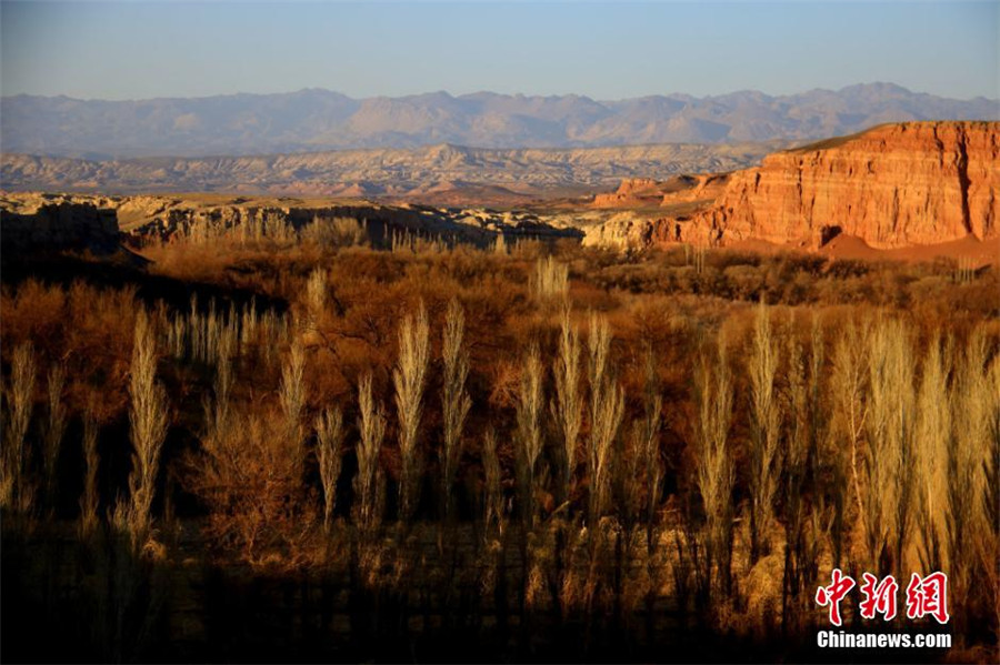 Xinjiang : les paysages flamboyants de la vallée de Honghe