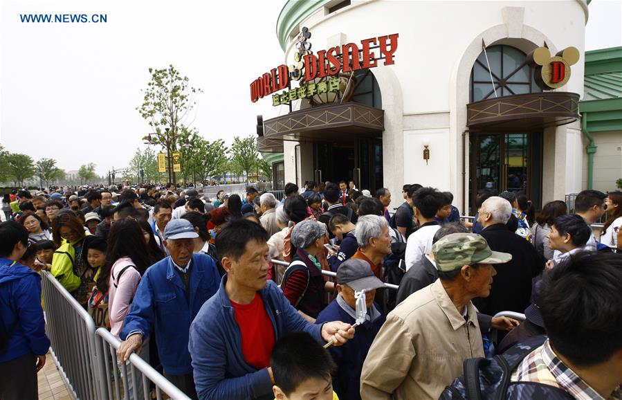 Les magasins de Disney, l'attraction du moment à Shanghai 