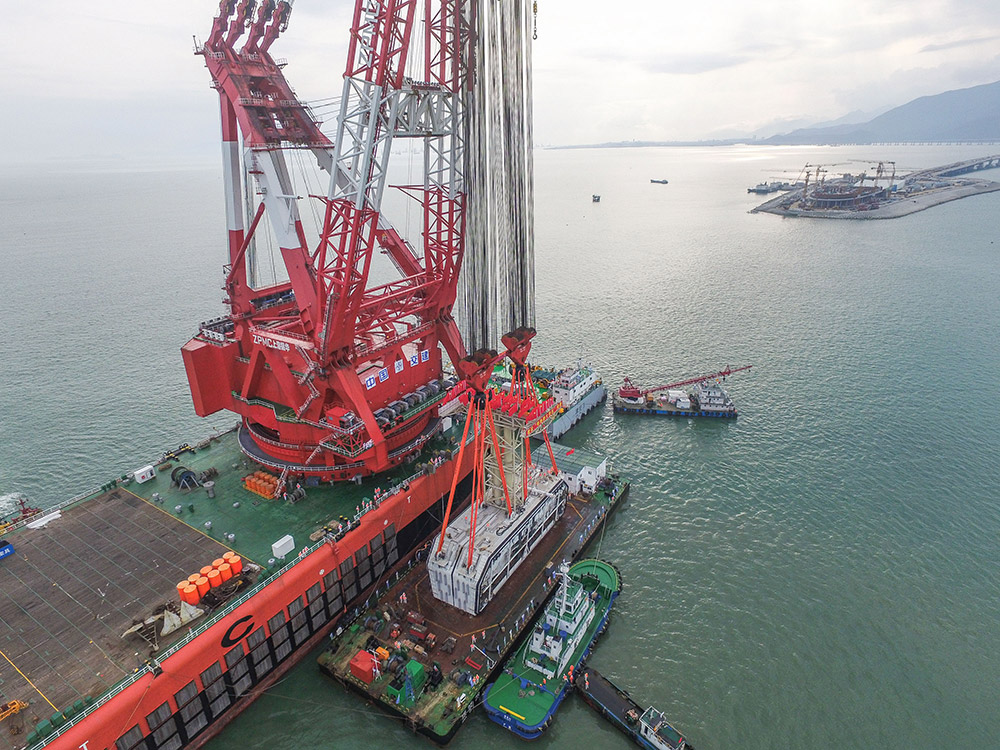 Achèvement en vue pour le pont Hong Kong-Macao-Zhuhai