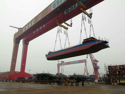 Lancement du premier navire électrique chinois de 2 000 tonnes