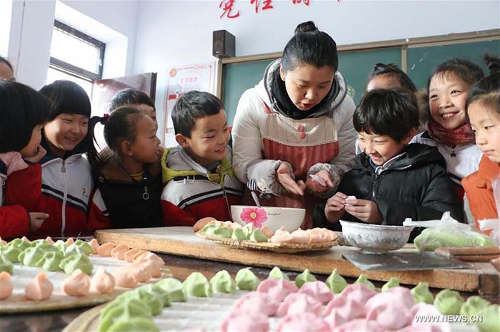 Célébration de la fête du solstice d'hiver en Chine