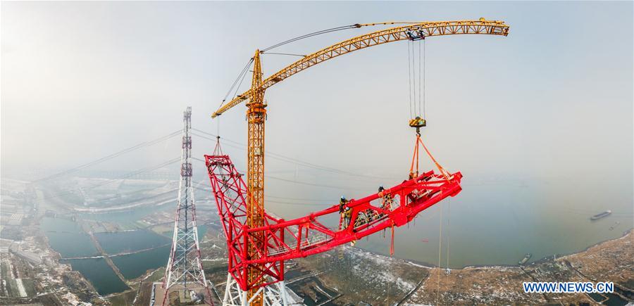 Chine : construction d'une ligne à ultra haute tension dans l'est