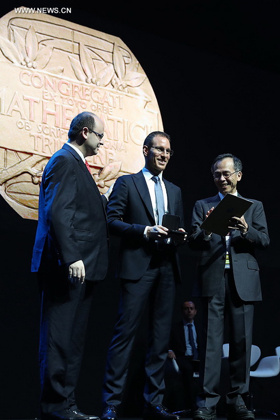 Un professeur italien lauréat de la médaille Fields, plus grande distinction pour les mathématiques