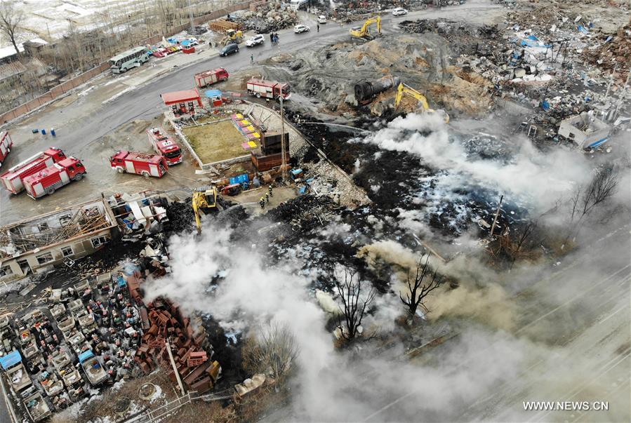 Chine : deux morts et 57 blessés suite à l'explosion d'un entrep?t au Jilin