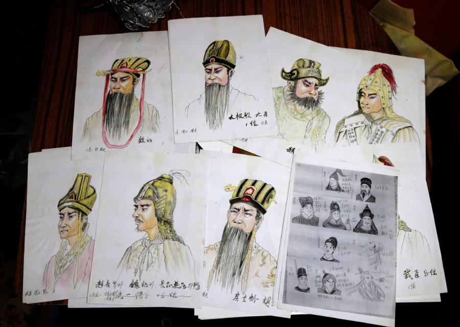 A la découverte de la fabrication des chapeaux traditionnels de l'Opéra du Shaanxi