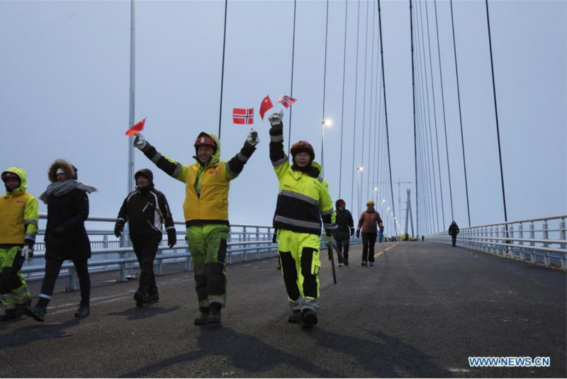 Le 2e plus grand pont de Norvège construit par une entreprise chinoise ouvert au trafic