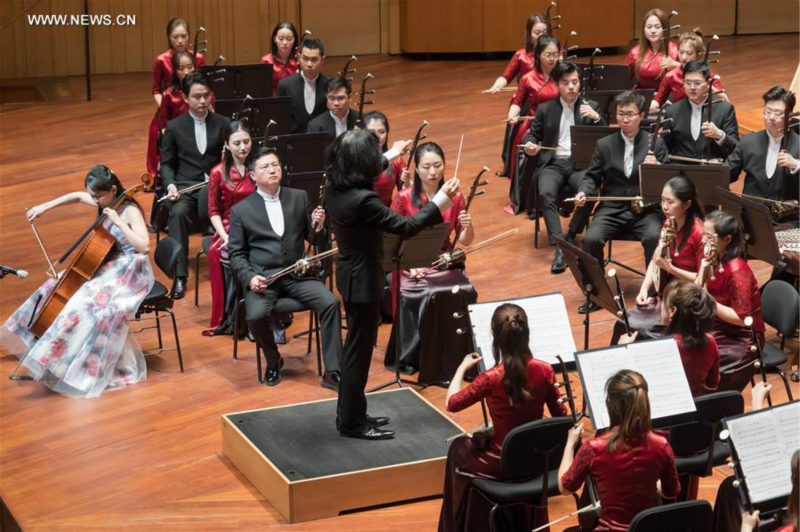 L'Orchestre chinois de Suzhou en représentation à Budapest en Hongrie 