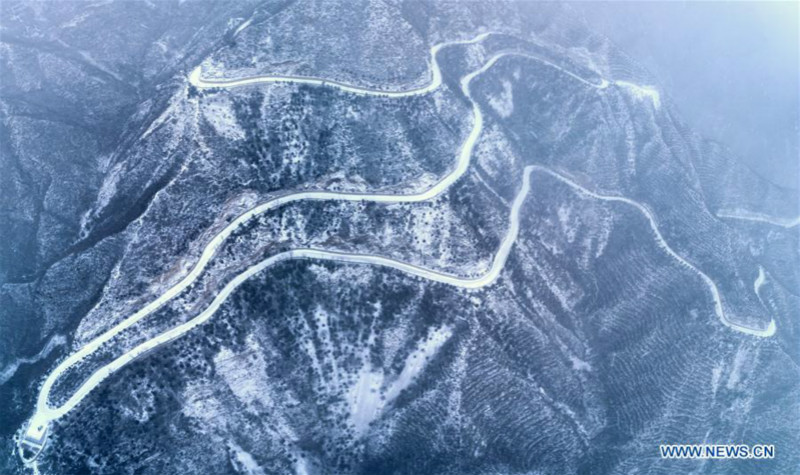 Chutes de neige à Beijing après les vacances de la fête du Printemps 