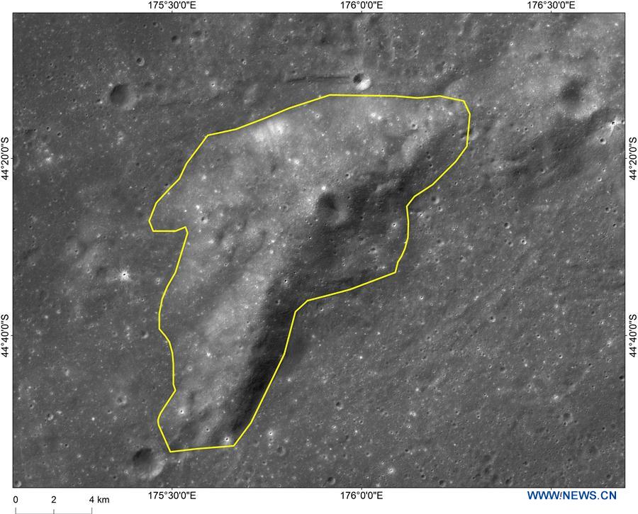 Le site d'atterrissage de Chang'e-4 baptisé 