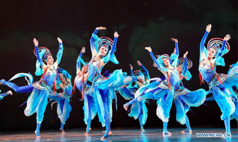 Une représentation de danse à Beijing