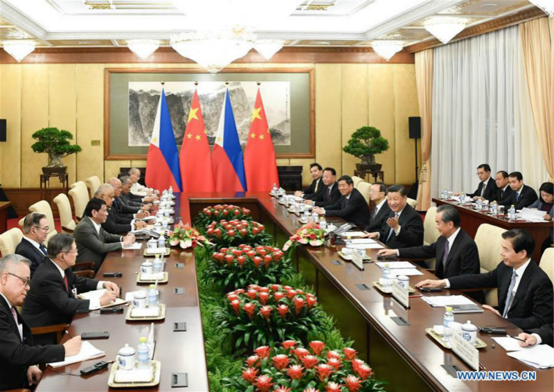 Xi Jinping rencontre le président philippin