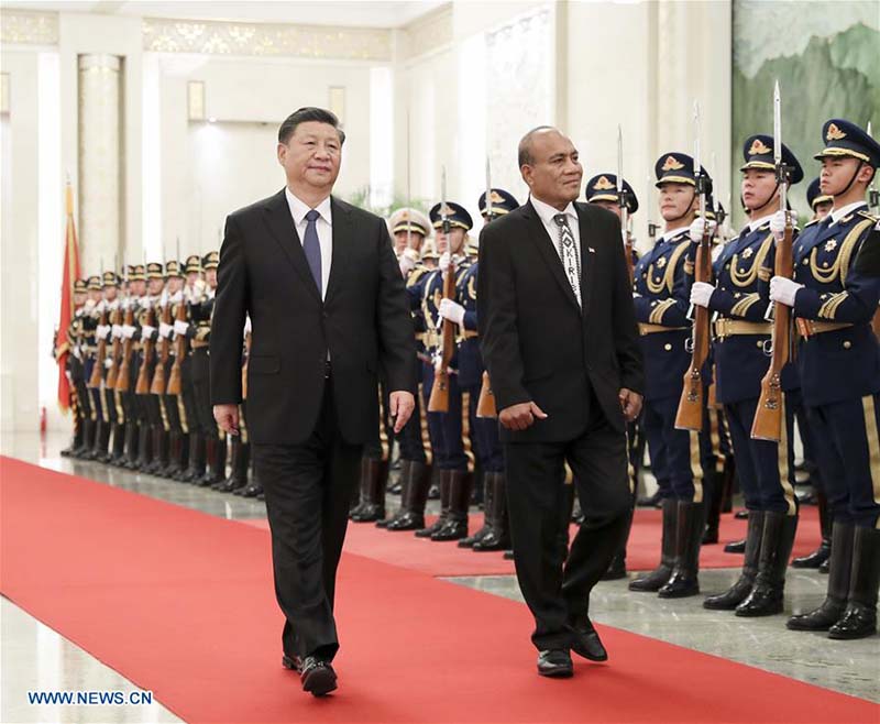 Xi Jinping : les Kiribati sont du bon c?té de l'histoire en reprenant leurs relations diplomatiques avec la Chine