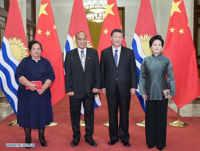 Xi Jinping : les Kiribati sont du bon c?té de l'histoire en reprenant leurs relations diplomatiques avec la Chine