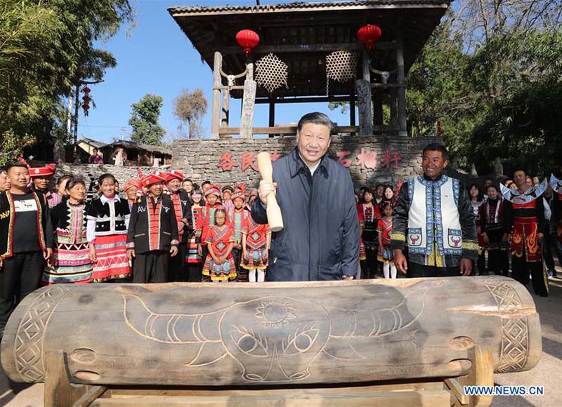 Xi Jinping se rend au Yunnan pour une tournée d'inspection avant la fête du Printemps