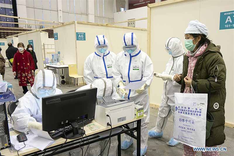 En photos : le ??Salon de Wuhan??, un h?pital temporaire à Wuhan