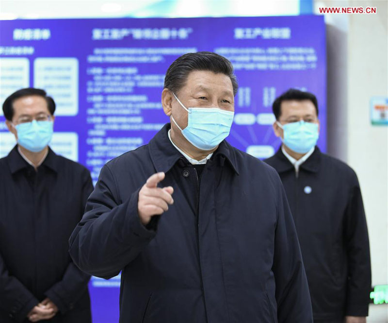 Xi Jinping inspecte la reprise du travail au Zhejiang