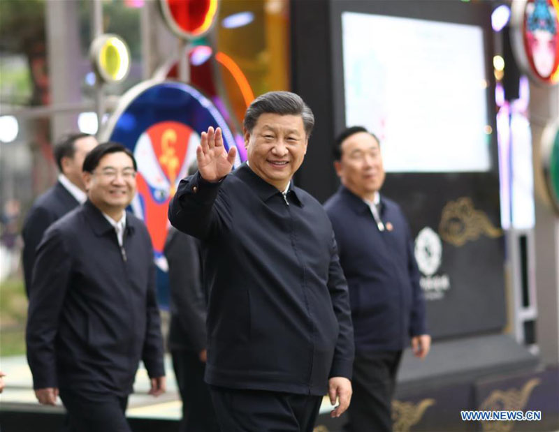 Xi Jinping inspecte la ville de Xi'an dans le nord-ouest de la Chine