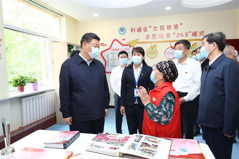 Xi Jinping inspecte le Ningxia (nord-ouest)