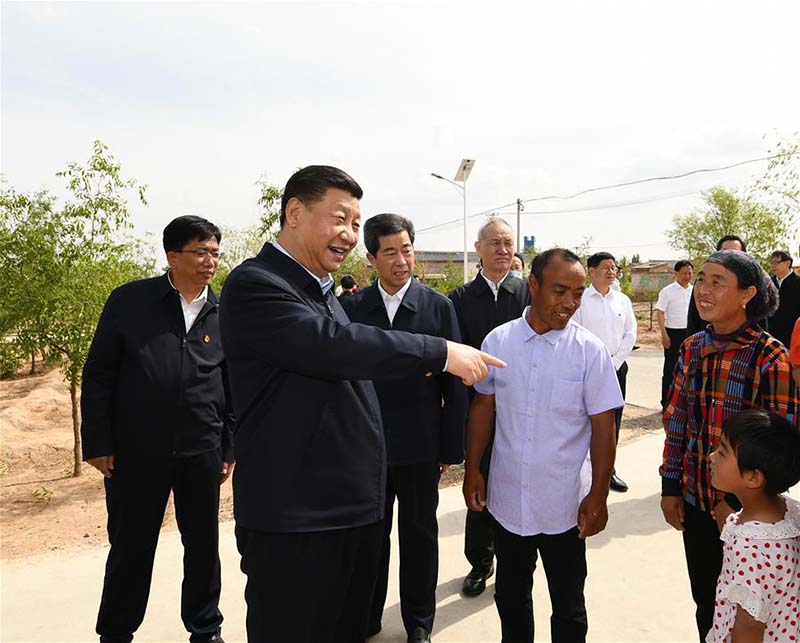 Xi Jinping inspecte le Ningxia (nord-ouest)