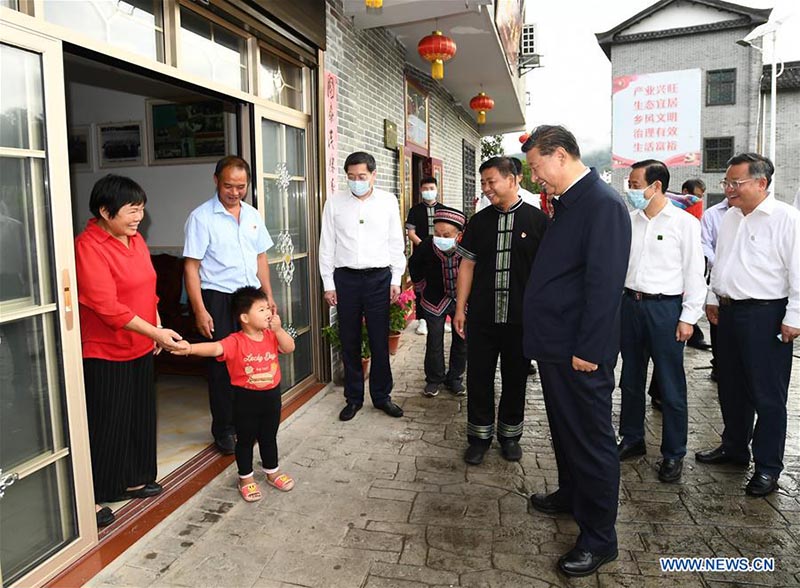 Inspection de Xi Jinping dans la province centrale du Hunan