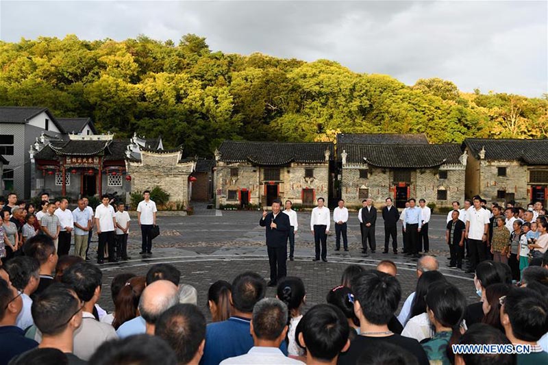 Inspection de Xi Jinping dans la province centrale du Hunan