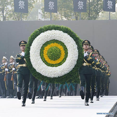 La Chine organise une cérémonie commémorative nationale pour les victimes du massacre de Nanjing