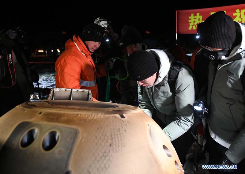 Chine : Chang'e-5 ramène des échantillons lunaires