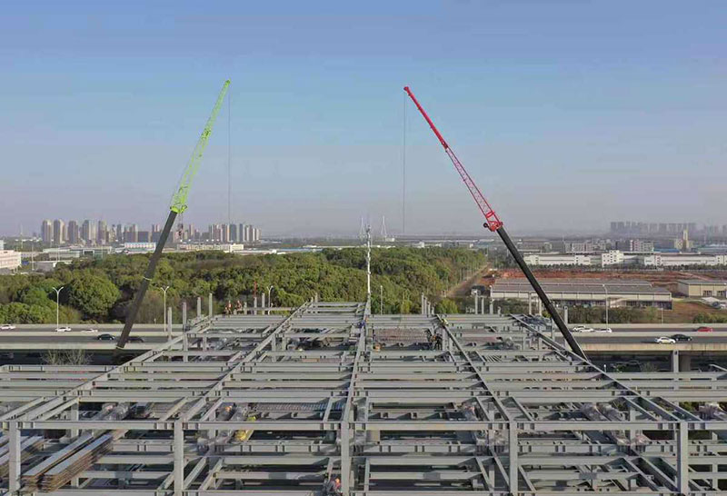 Construction d'un parc de stationnement de véhicule plus intelligent à Wuhan