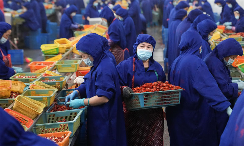 L'écrevisse, une prise chanceuse pour la province du Hubei