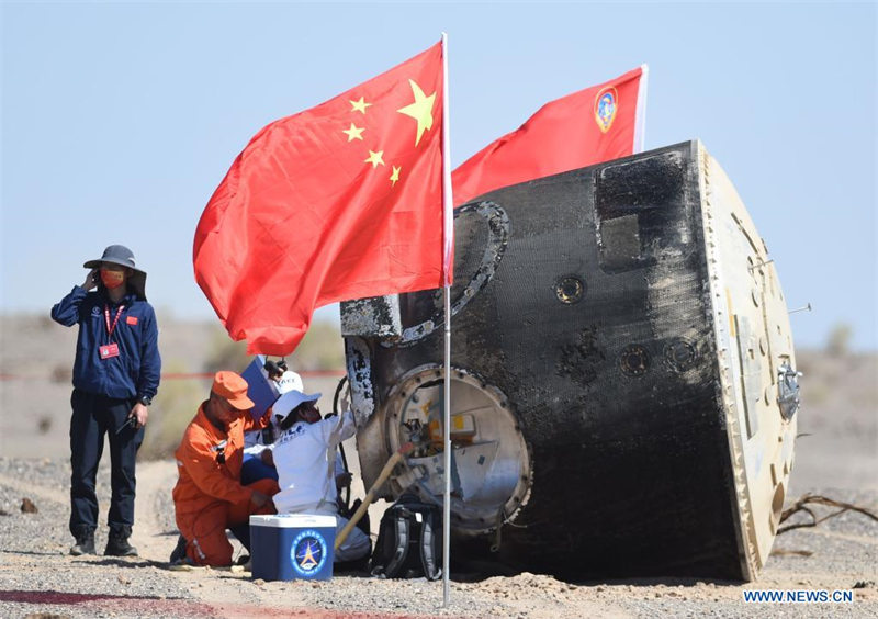 La Chine achève une mission habitée de trois mois pour la construction de la station spatiale