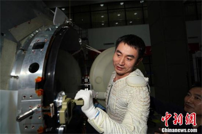 Photos de l'entra?nement de l'équipage de vol de Shenzhou 13