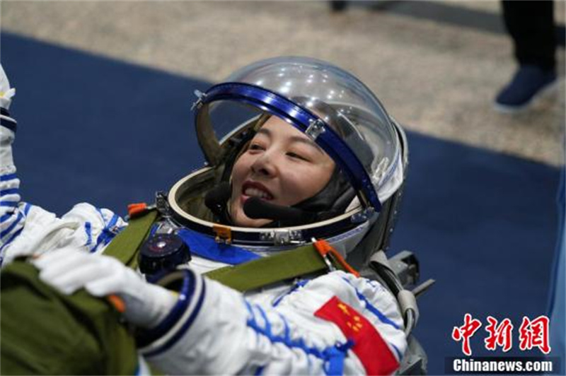 Photos de l'entra?nement de l'équipage de vol de Shenzhou 13