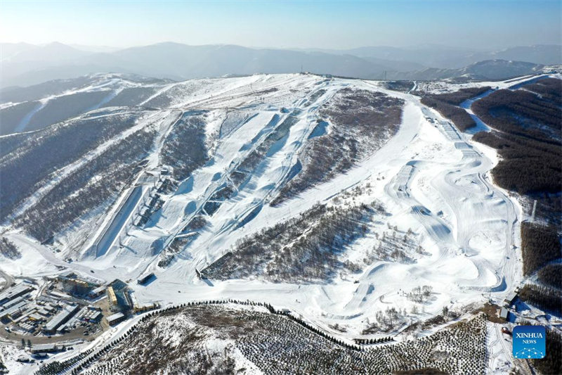 Les préparatifs de la station de ski de Yunding des JO d'hiver de Beijing 2022 se poursuivent