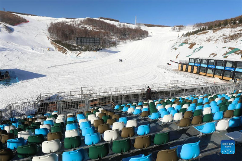 Les préparatifs de la station de ski de Yunding des JO d'hiver de Beijing 2022 se poursuivent