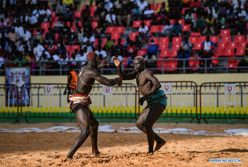 Arène nationale de lutte construite par la Chine au Sénégal