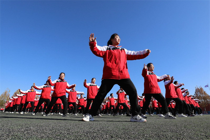 La transmission nationale du ta?-chi dans des écoles du Henan