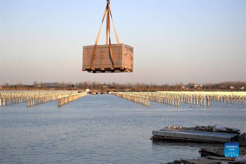 Anhui : la centrale photovolta?que du réservoir de Jiangji connectée avec succès au réseau