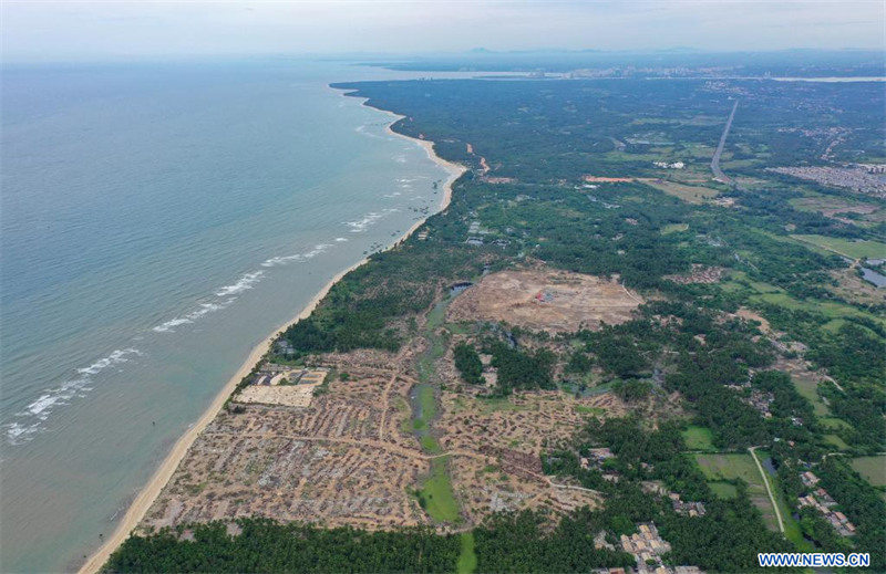 Début des travaux du premier site de lancement de vaisseaux spatiaux commerciaux de la Chine à Hainan