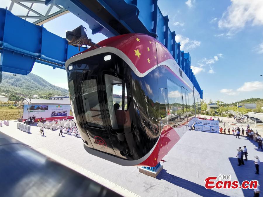 Jiangxi : le premier train monorail à lévitation magnétique permanente chinois a terminé ses essais