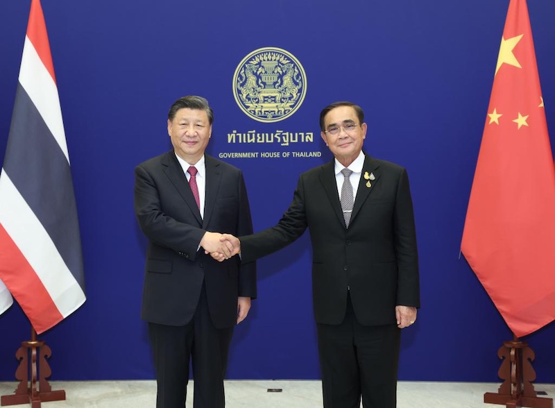 Xi et Prayut conviennent de construire une communauté d'avenir partagé sino-tha?landaise plus stable, plus prospère et plus durable