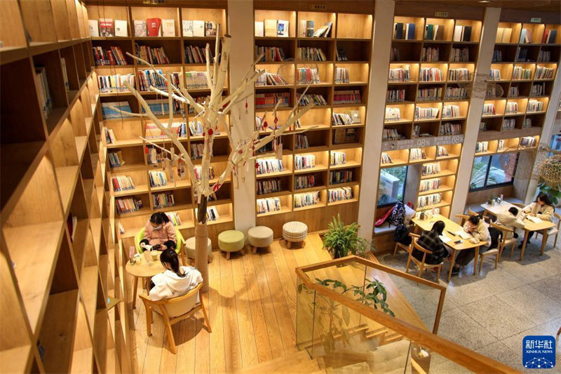 Anhui : savourer la lecture dans une bibliothèque du plaisir