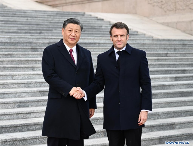 Xi Jinping s'entretient avec le président fran?ais