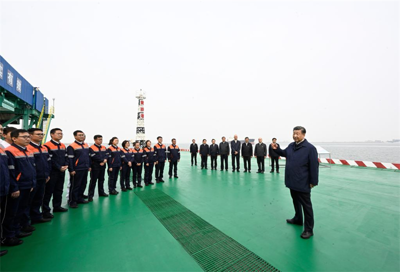 Xi Jinping visite la ville de Cangzhou, dans la province du Hebei