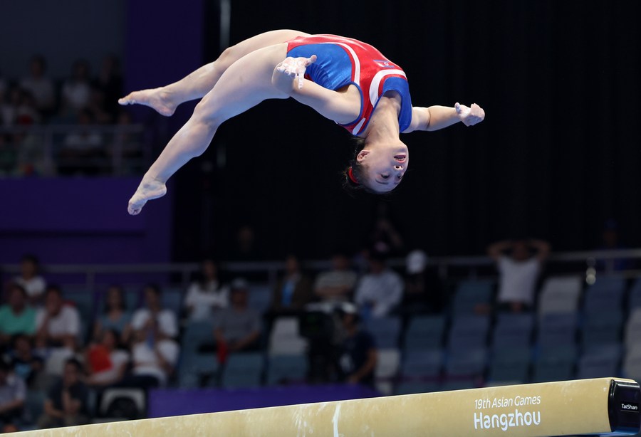 Chine : gymnastique artistique aux 19es Jeux asiatiques